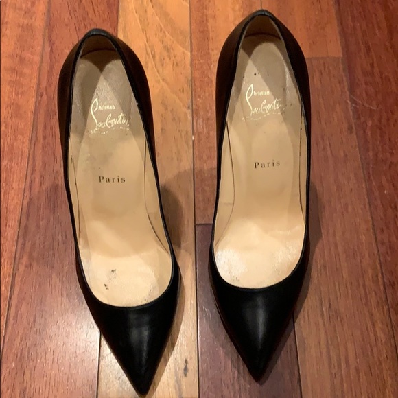 Christian Louboutin | Shoes | Christian Louboutin Heels Pigalle Size 4 ...